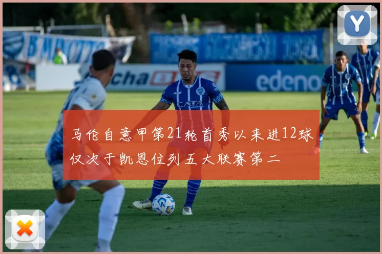 马伦自意甲第21轮首秀以来进12球仅次于凯恩位列五大联赛第二